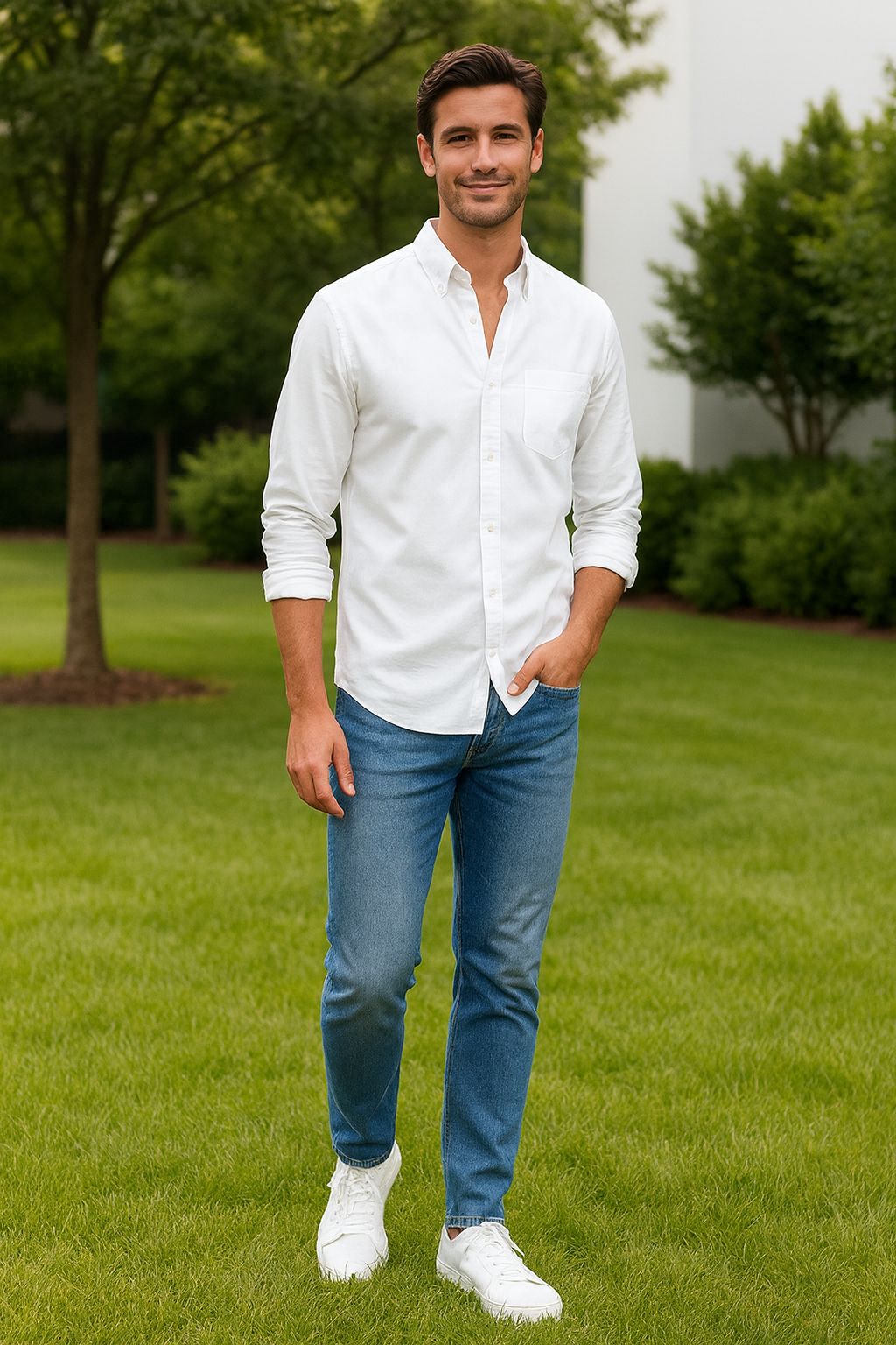 Mannen Blouse