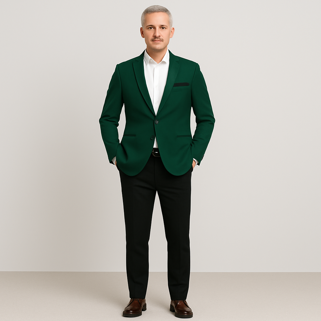 Felippe – Casual Mannenblazer – Polyester – Multiseizoen