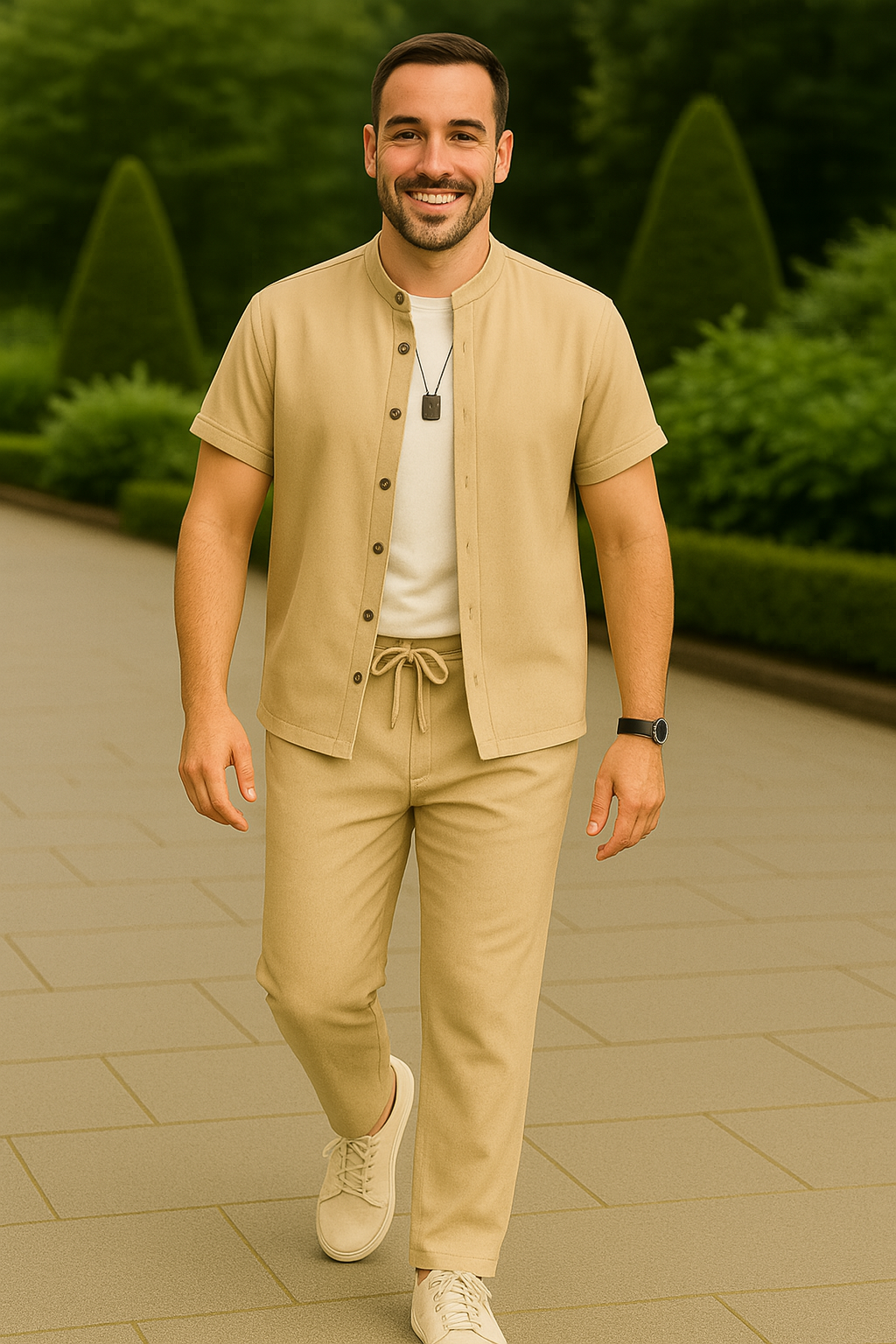 Brian-Trendy Herenblouse Set