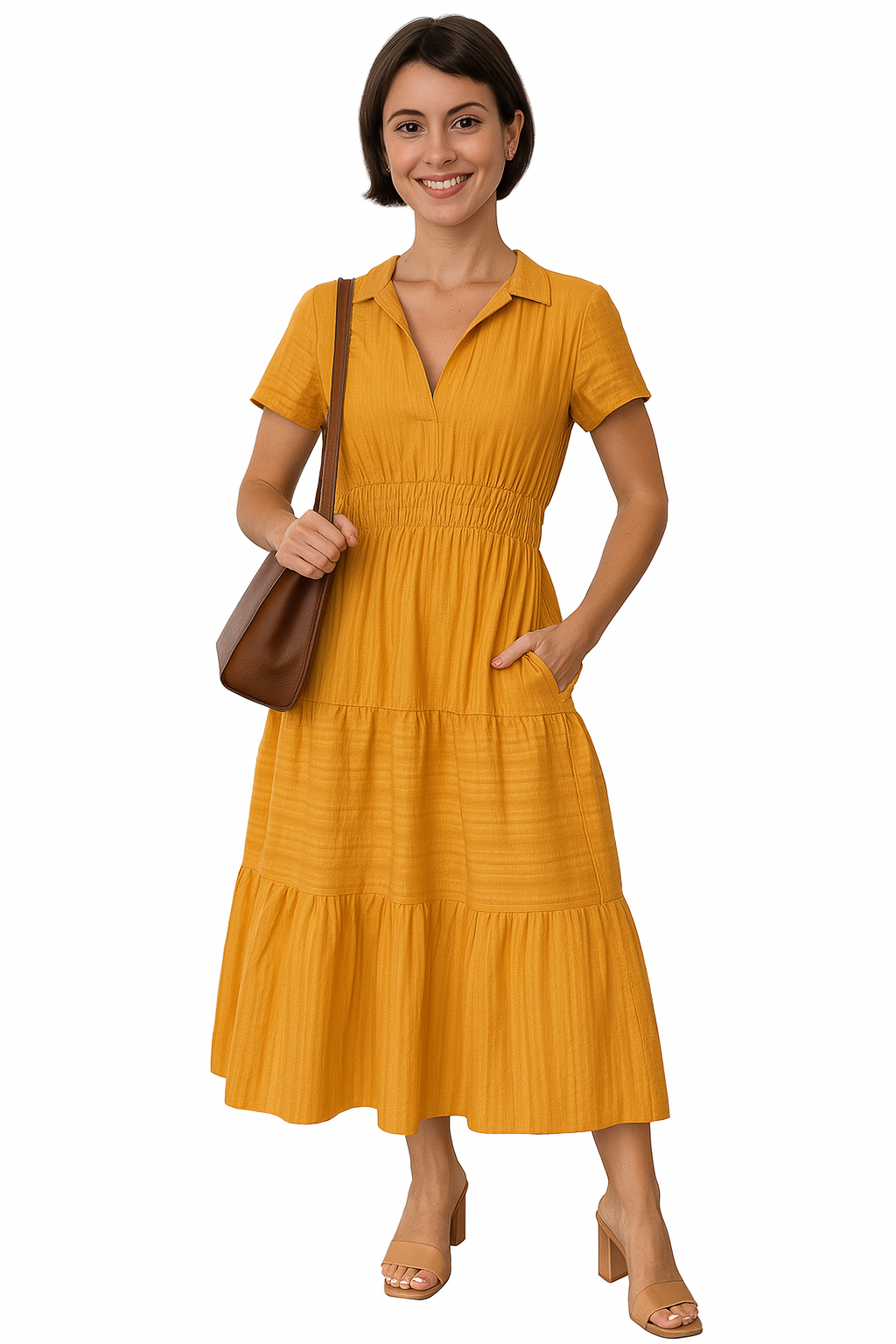 Hanna-Elegante Boho VR-Jurk