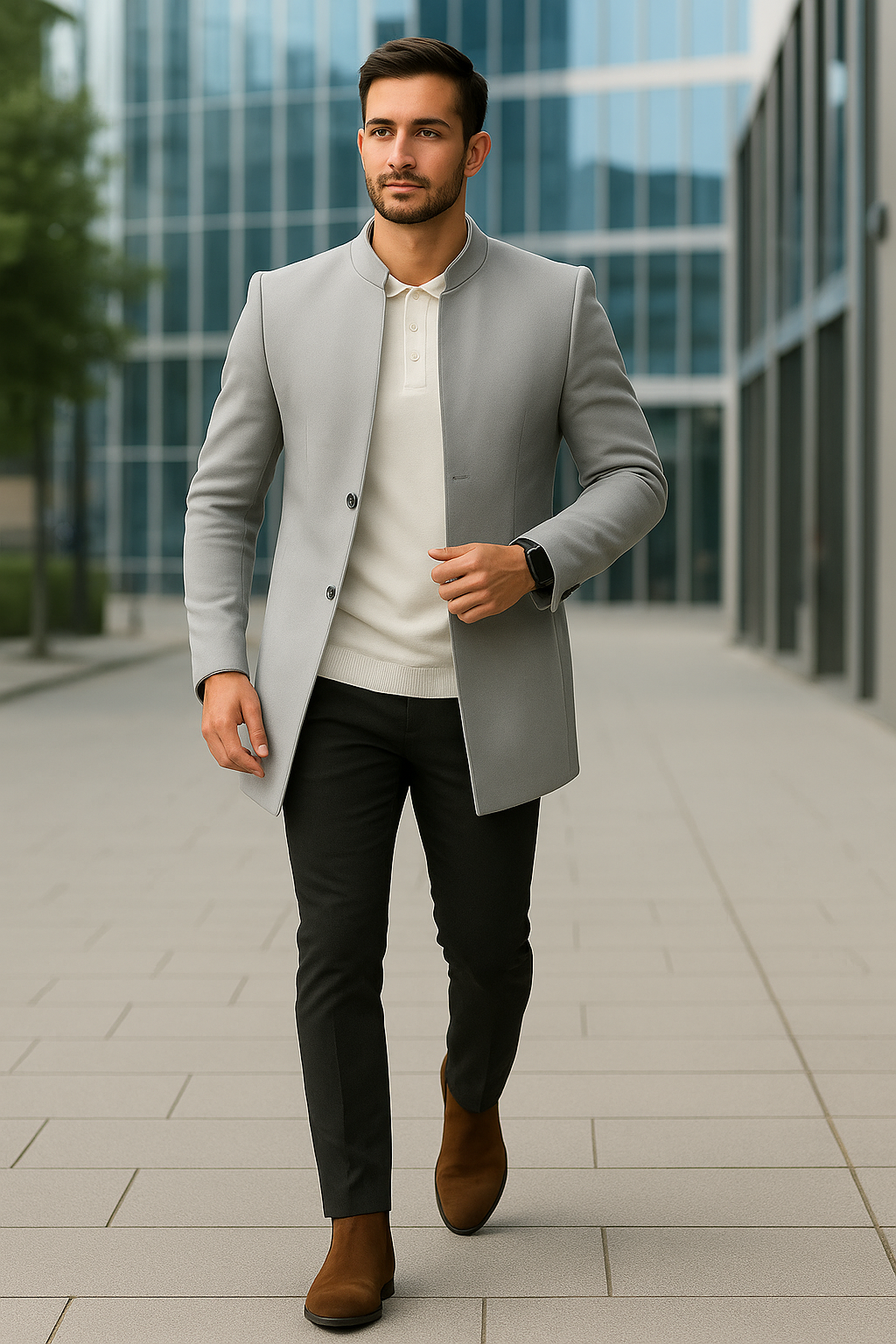 Alejandro - Halflange Blazer – Polyester – Multi-seizoen