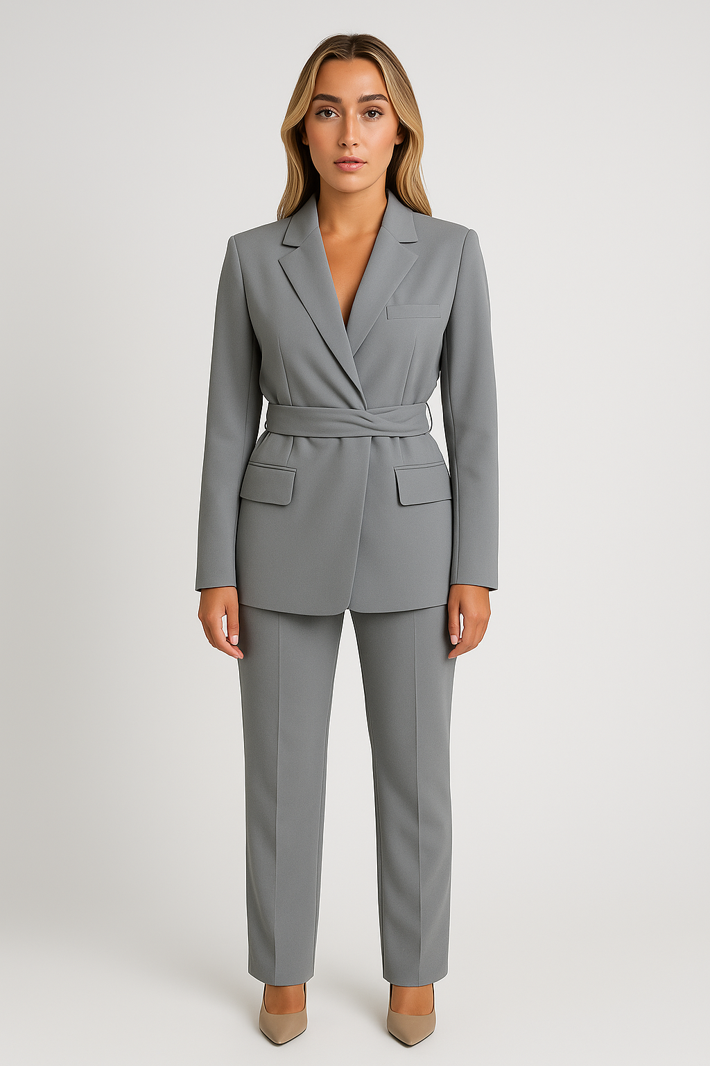 Amara - Getailleerde Blazer - Synthetisch - Lente / Zomer