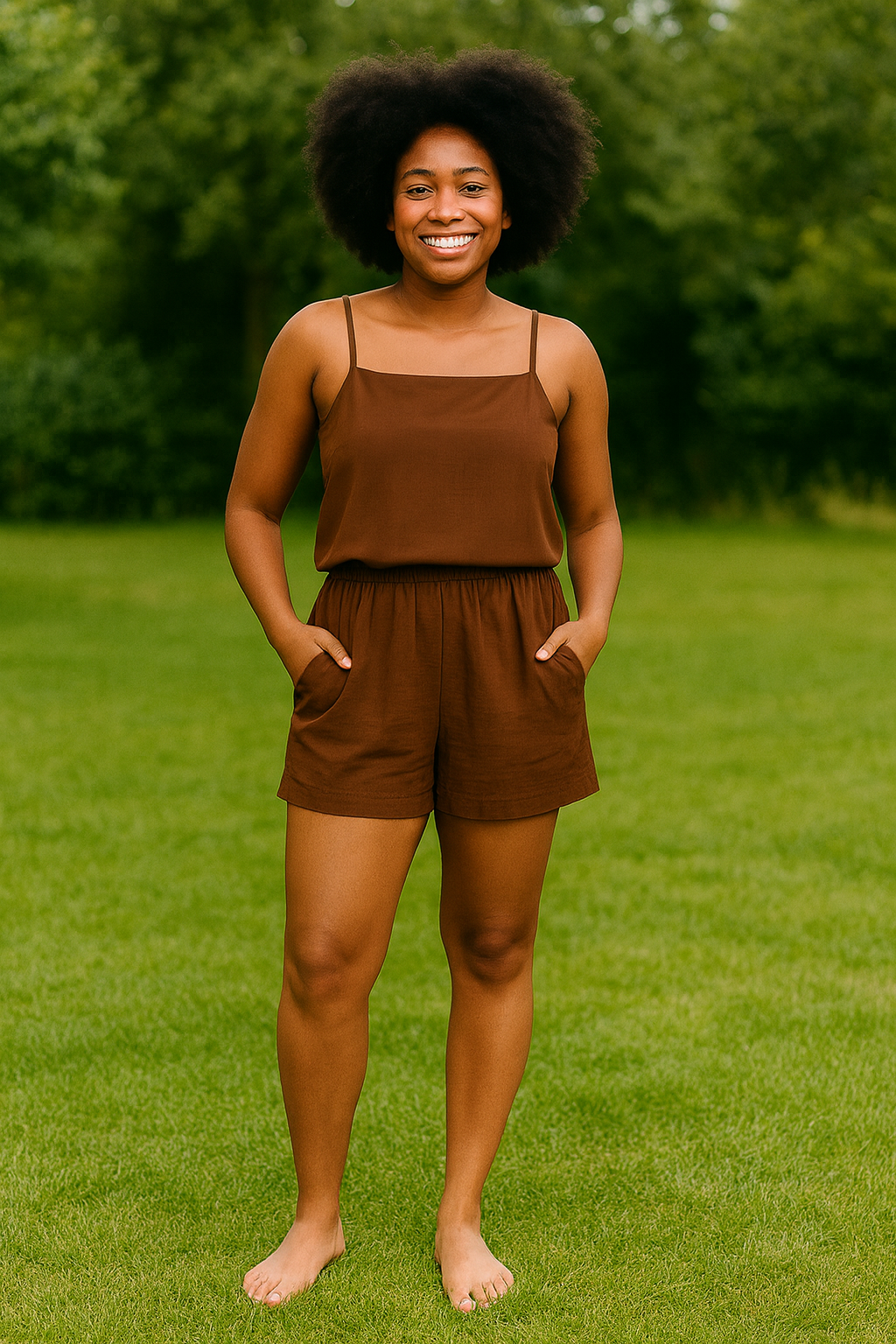 Fleur – Set – Top & Short – Polyester – Lente / Zomer